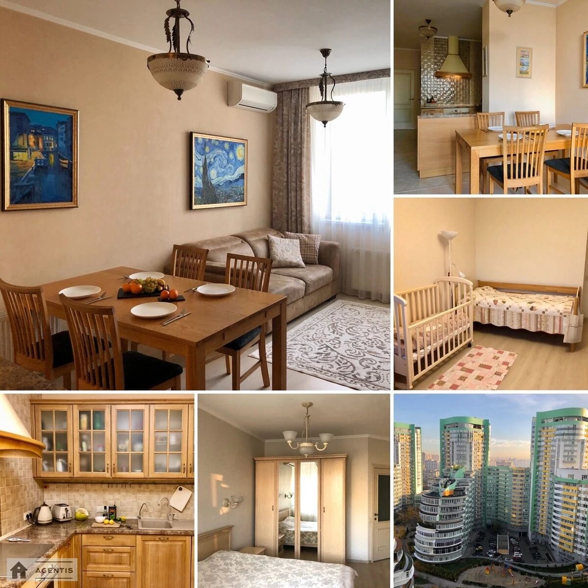 Apartment for rent. 3 rooms, 87 m², 14 floor/24 floors. Vyshgorodska, Kyiv. 
