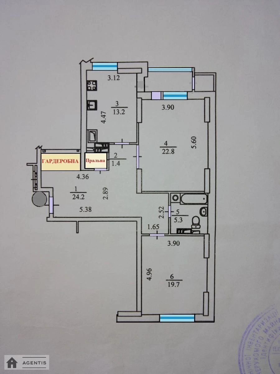 Здам квартиру. 2 rooms, 91 m², 16 floor/25 floors. 22, Петра Григоренка просп., Київ. 