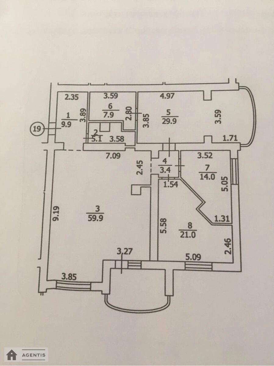 Apartment for rent. 4 rooms, 163 m², 5th floor/15 floors. 6, Volodymyra Ivasyuka prosp. Heroyiv Stalinhrada, Kyiv. 