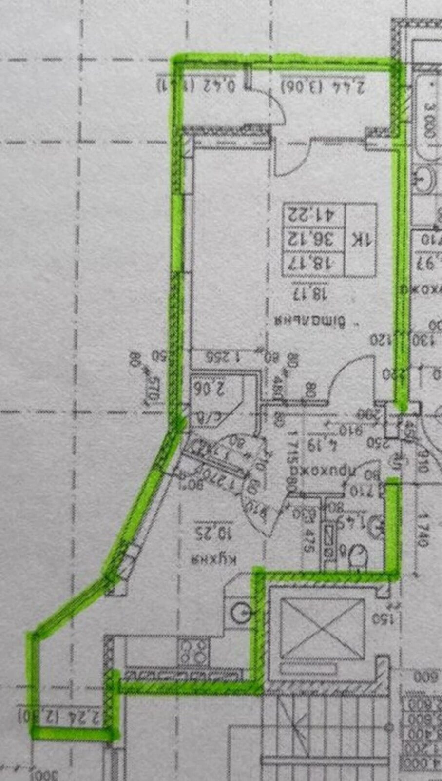 Продаж квартири 1 кімната, 41 m², 2 пов./4 поверхи. Чумацька вул., Тернопіль. 