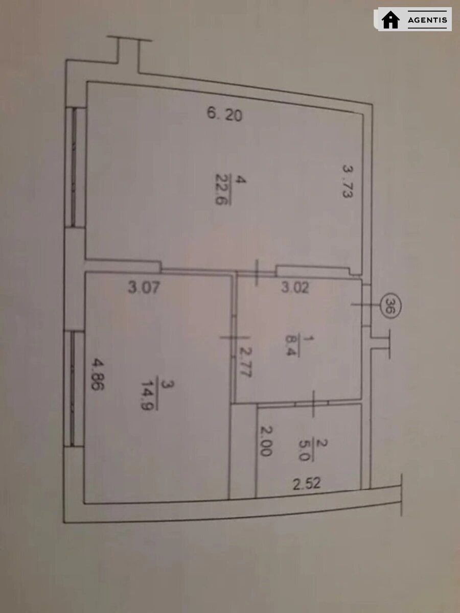 Сдам квартиру. 1 room, 51 m², 7th floor/10 floors. 21, Центральна вул., Киев. 