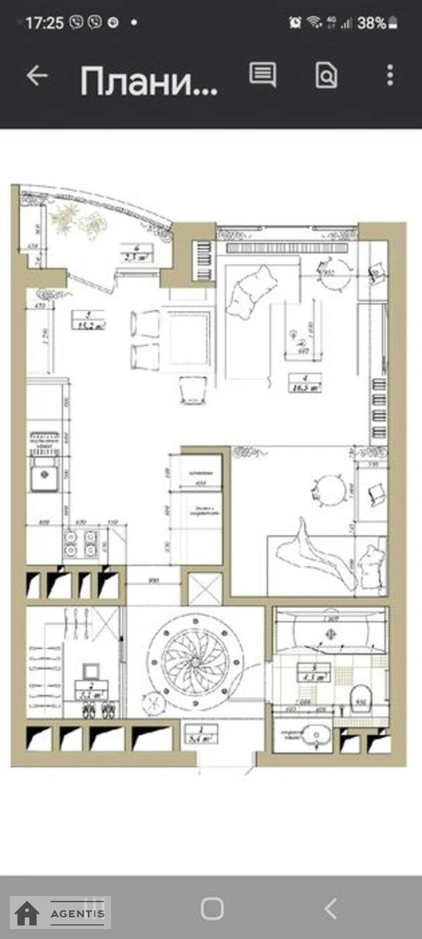 Сдам квартиру. 1 room, 45 m², 18 floor/25 floors. Святошинский район, Киев. 