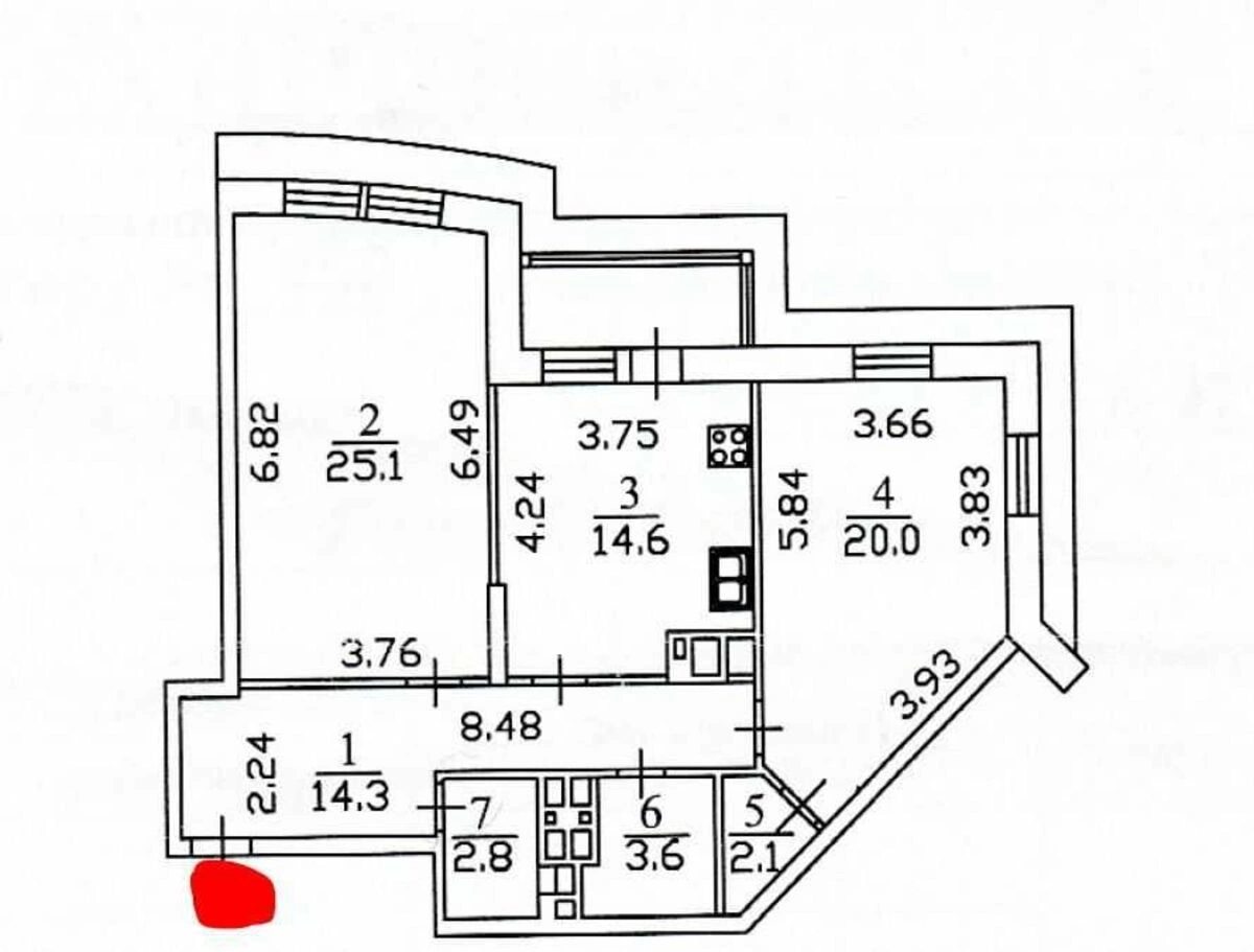 Здам квартиру. 2 rooms, 87 m², 18 floor/26 floors. 13, Голосіївська 13, Київ. 
