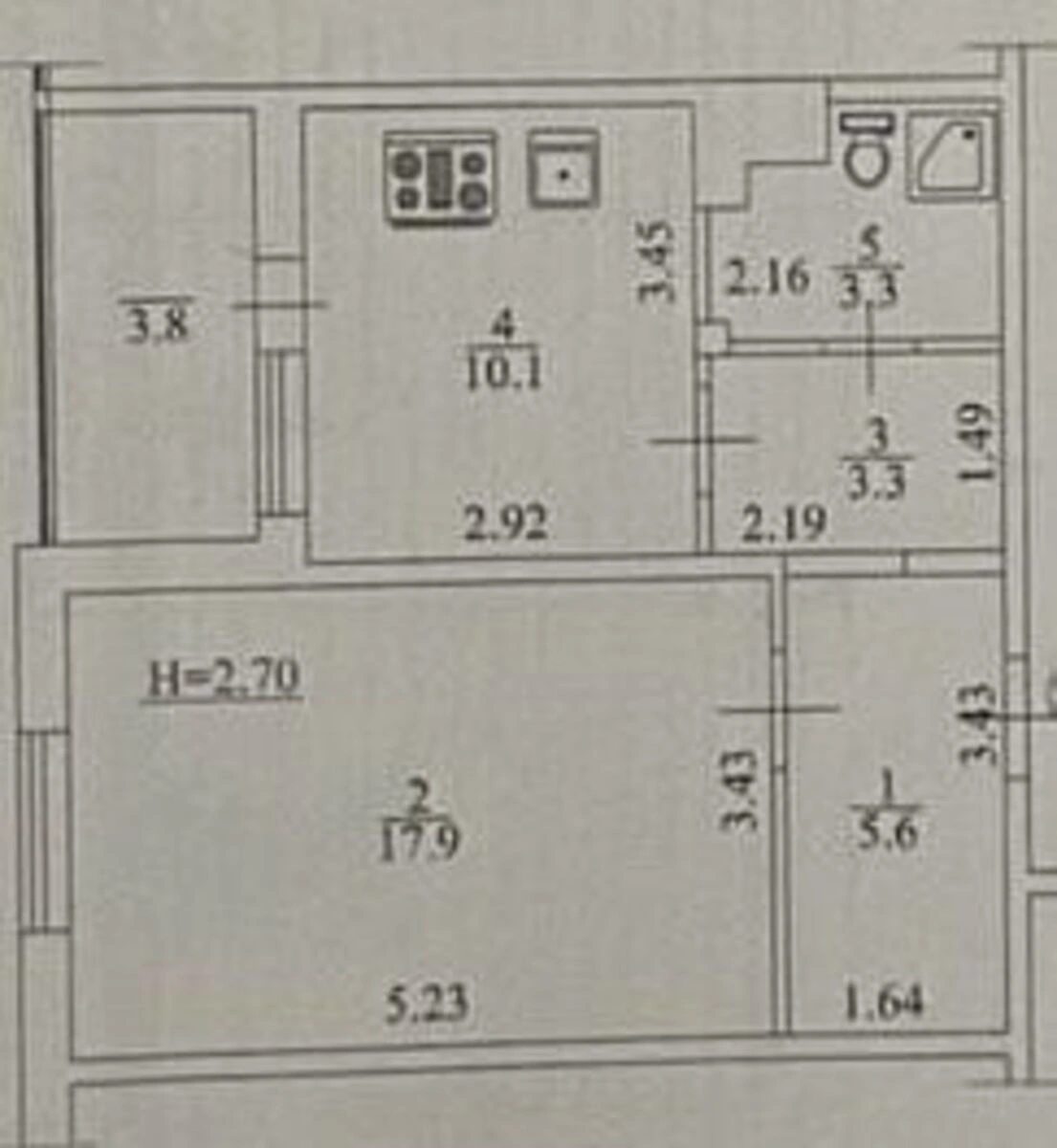 Apartment for rent. 1 room, 44 m², 15 floor/16 floors. 41, Miloslavska 41, Kyiv. 