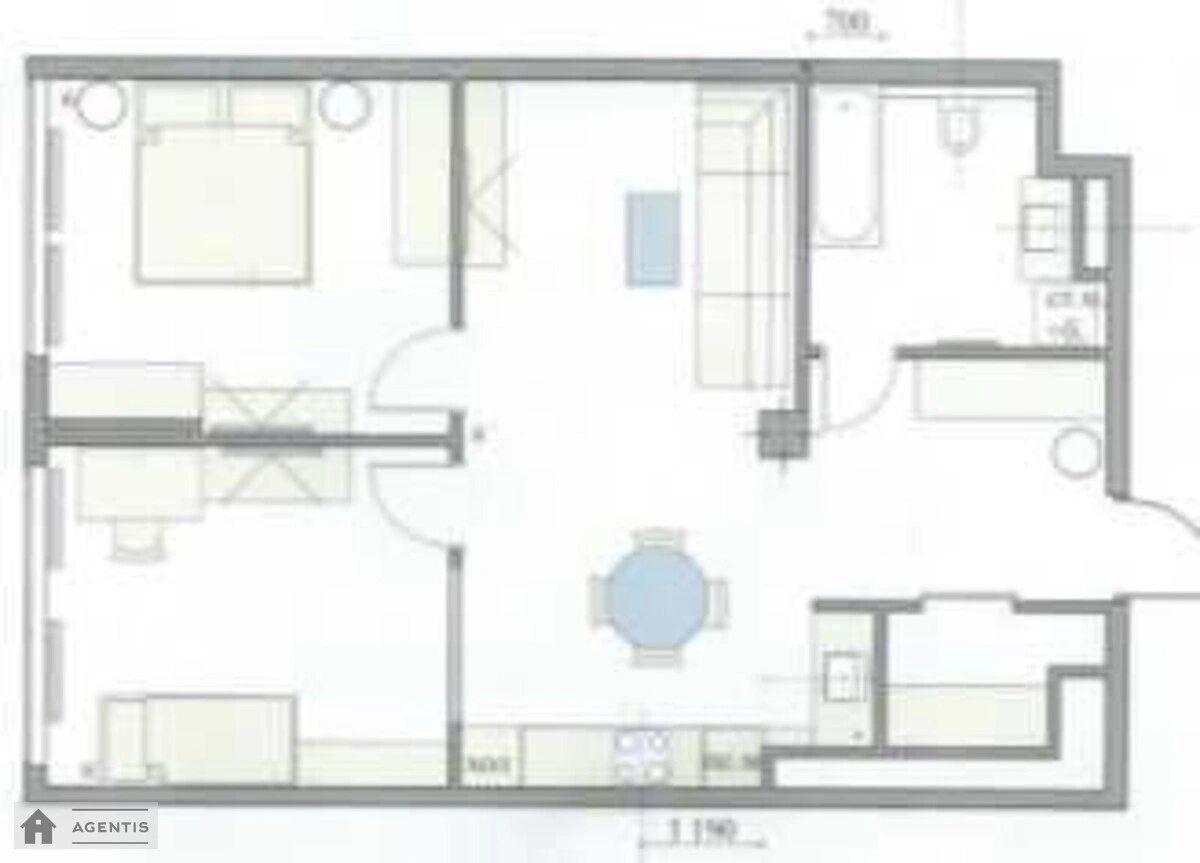 Здам квартиру. 2 rooms, 70 m², 16 floor/24 floors. 41, Михайла Бойчука вул. (Васо Кіквідзе), Київ. 