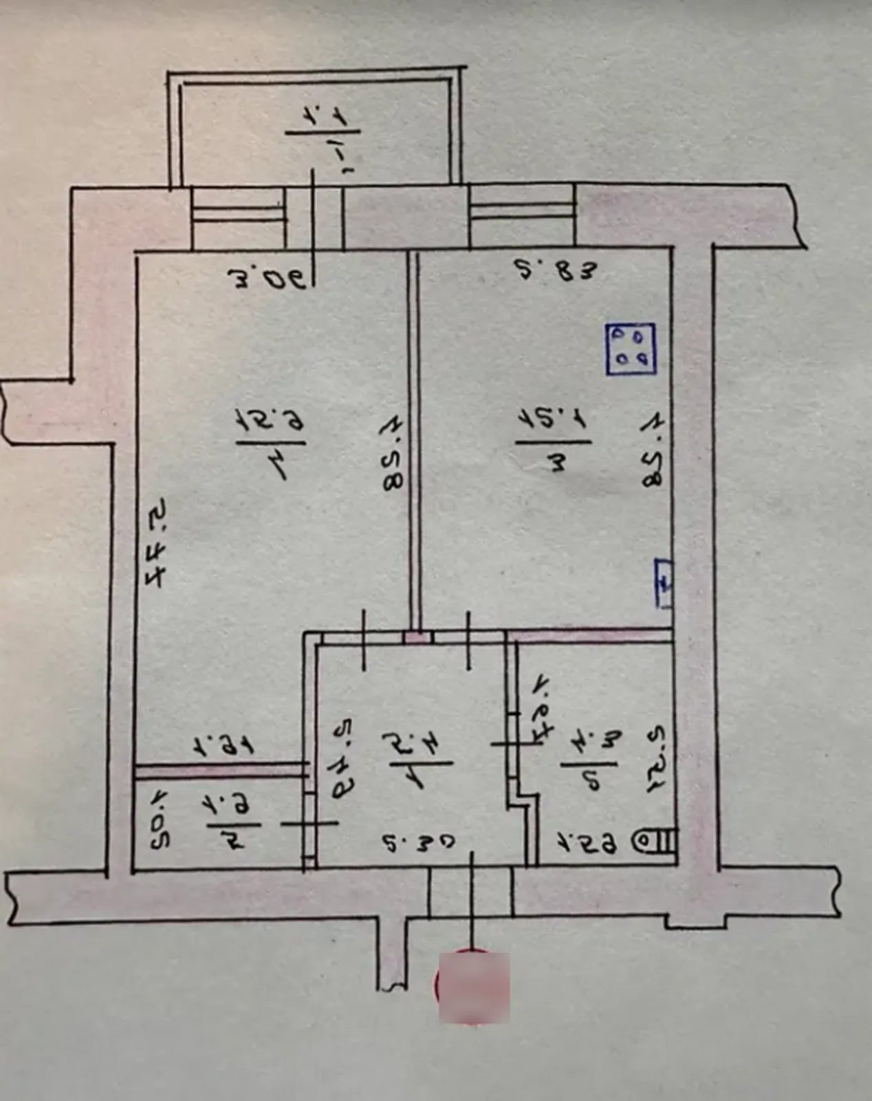 Продаж квартири 1 кімната, 41 m², 8 пов./10 поверхів. Северный, Тернопіль. 