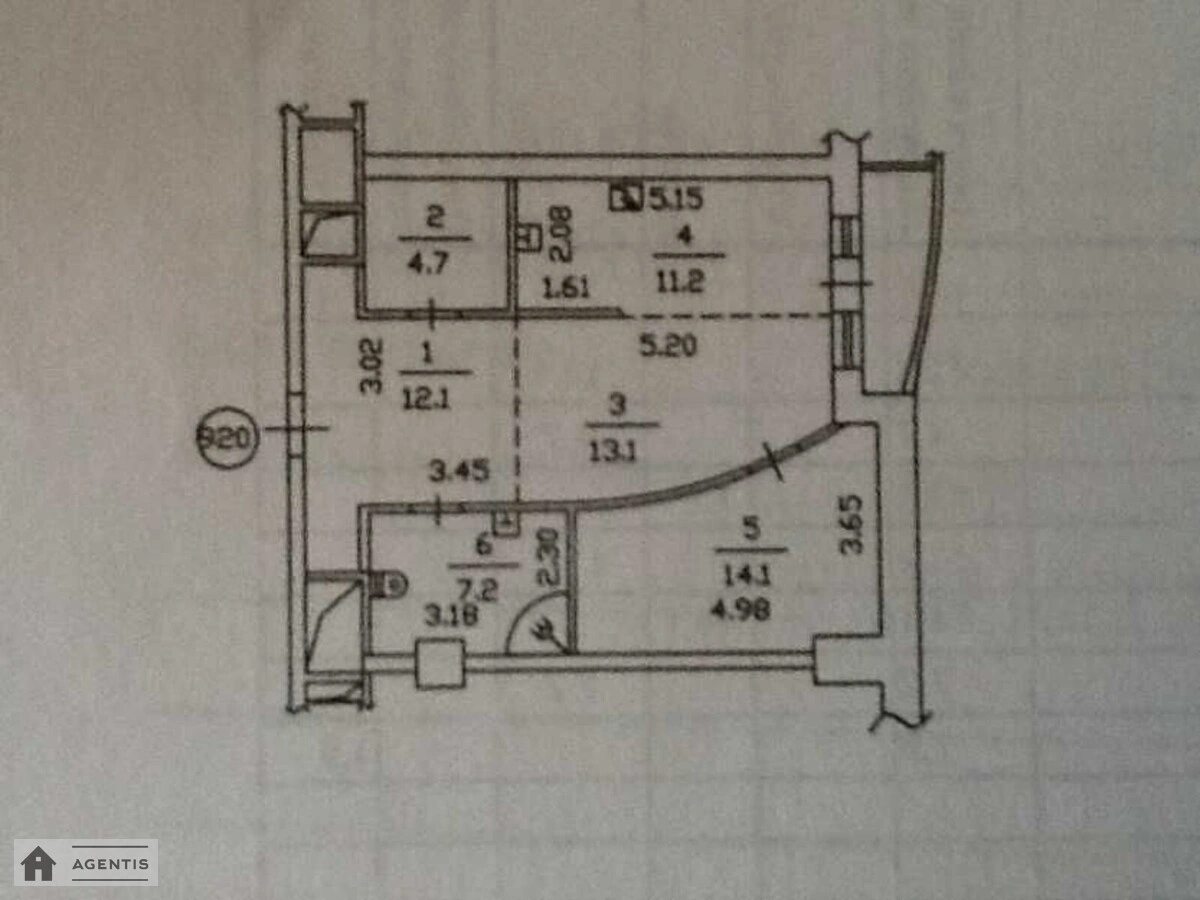 Apartment for rent. 2 rooms, 64 m², 9th floor/15 floors. 59, Zhylyanska 59, Kyiv. 