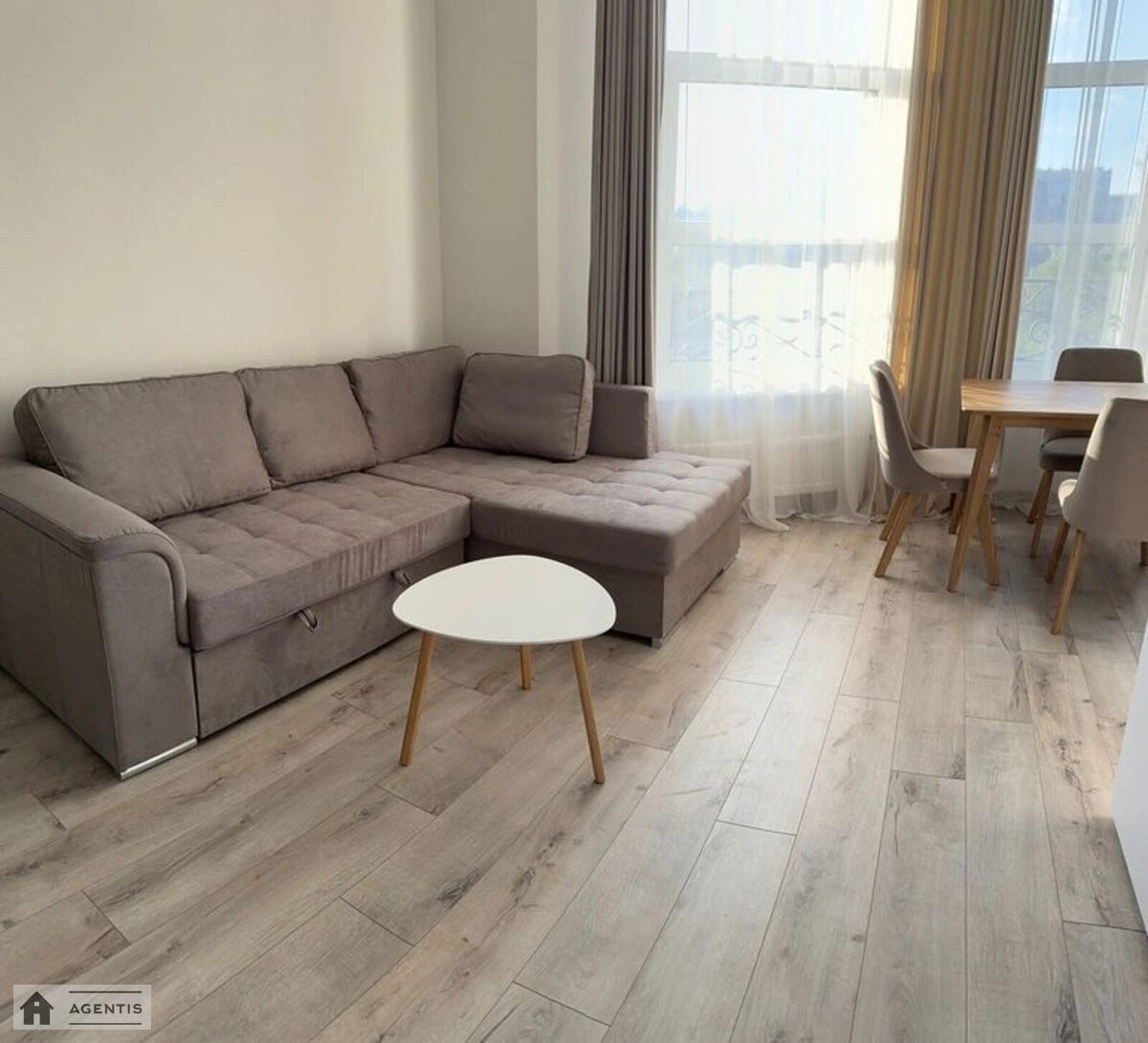 Apartment for rent. 1 room, 46 m², 7th floor/11 floors. 17, Mykhayla Boychuka vul. Vaso Kikvidze, Kyiv. 