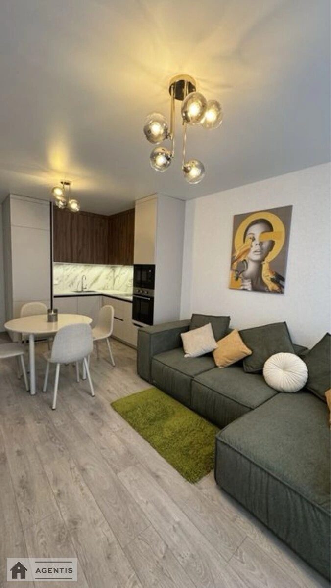 Apartment for rent. 2 rooms, 55 m², 21 floor/25 floors. Dniprovska embankment, Kyiv. 