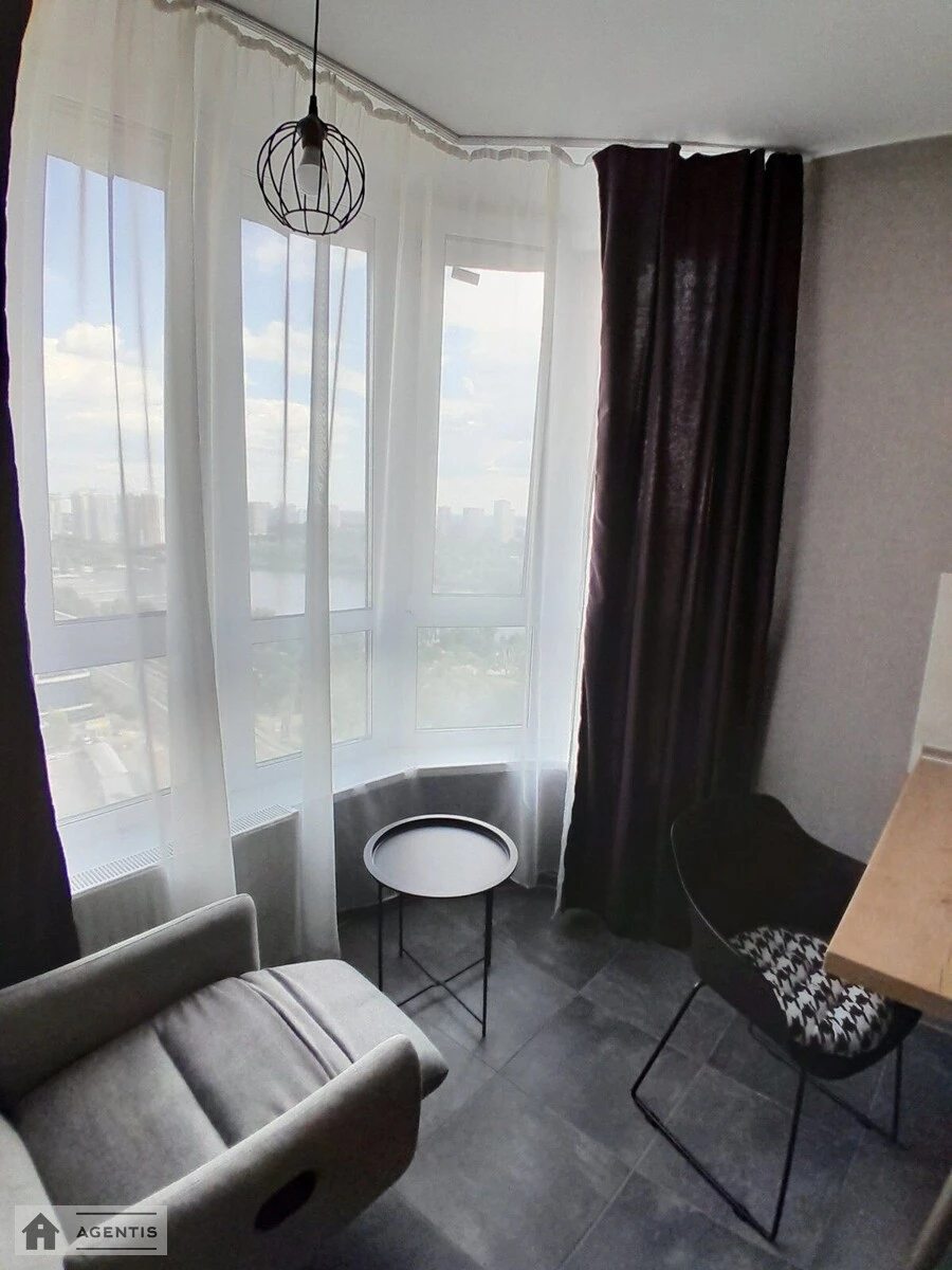 Apartment for rent. 1 room, 37 m², 24 floor/28 floors. 17, Dniprovska embankment 17, Kyiv. 