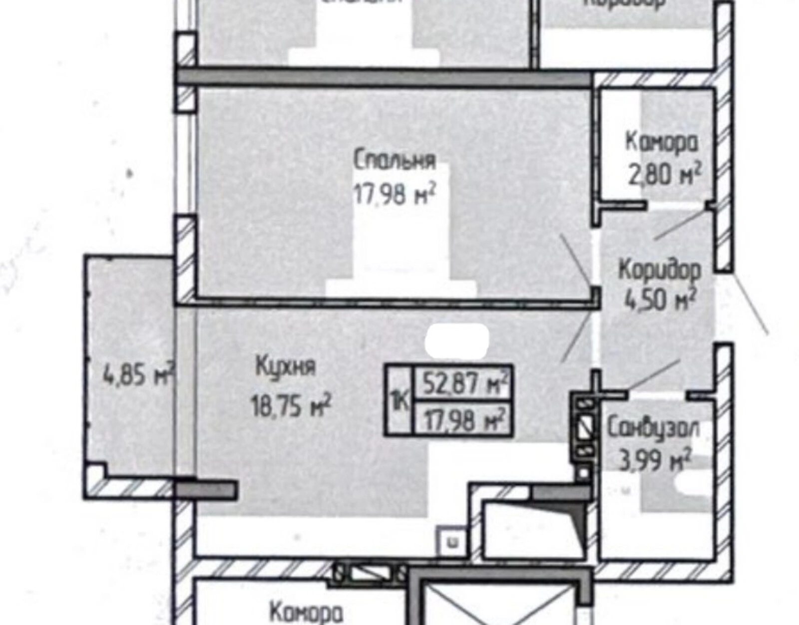 Apartments for sale 1 room, 5287 m², 3rd fl./10 floors. 7, Verbytskoho M. vul., Ternopil. 