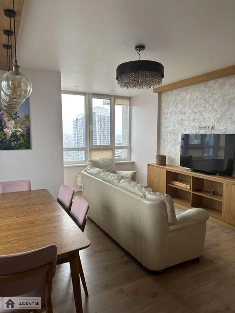 Apartment for rent. 3 rooms, 120 m², 24 floor/24 floors. 1, Sholudenka 1, Kyiv. 