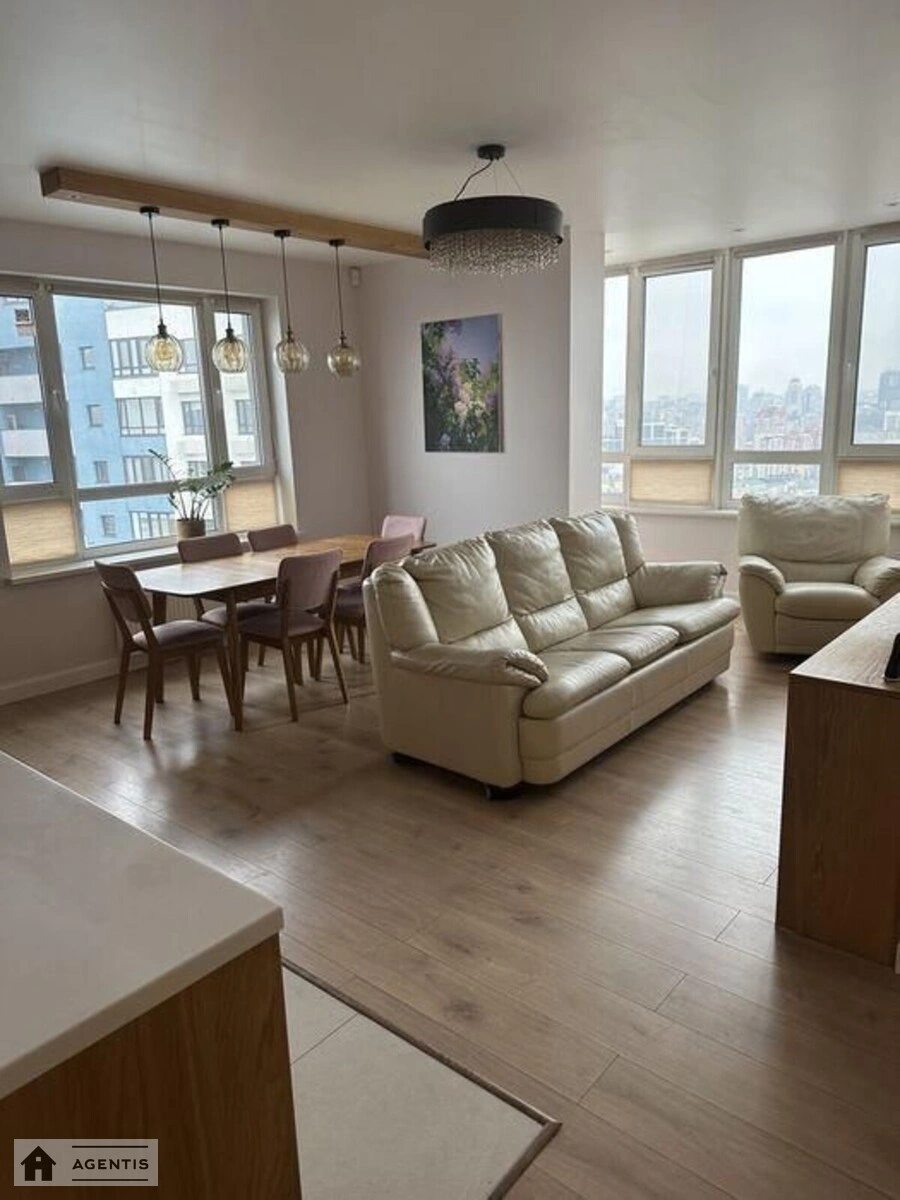 Apartment for rent. 3 rooms, 120 m², 24 floor/24 floors. 1, Sholudenka 1, Kyiv. 