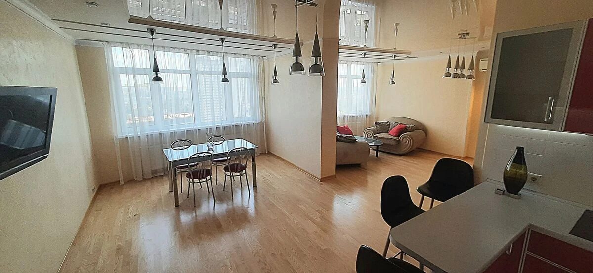 Apartment for rent. 4 rooms, 154 m², 17 floor/26 floors. 22, Lvivska 22, Kyiv. 