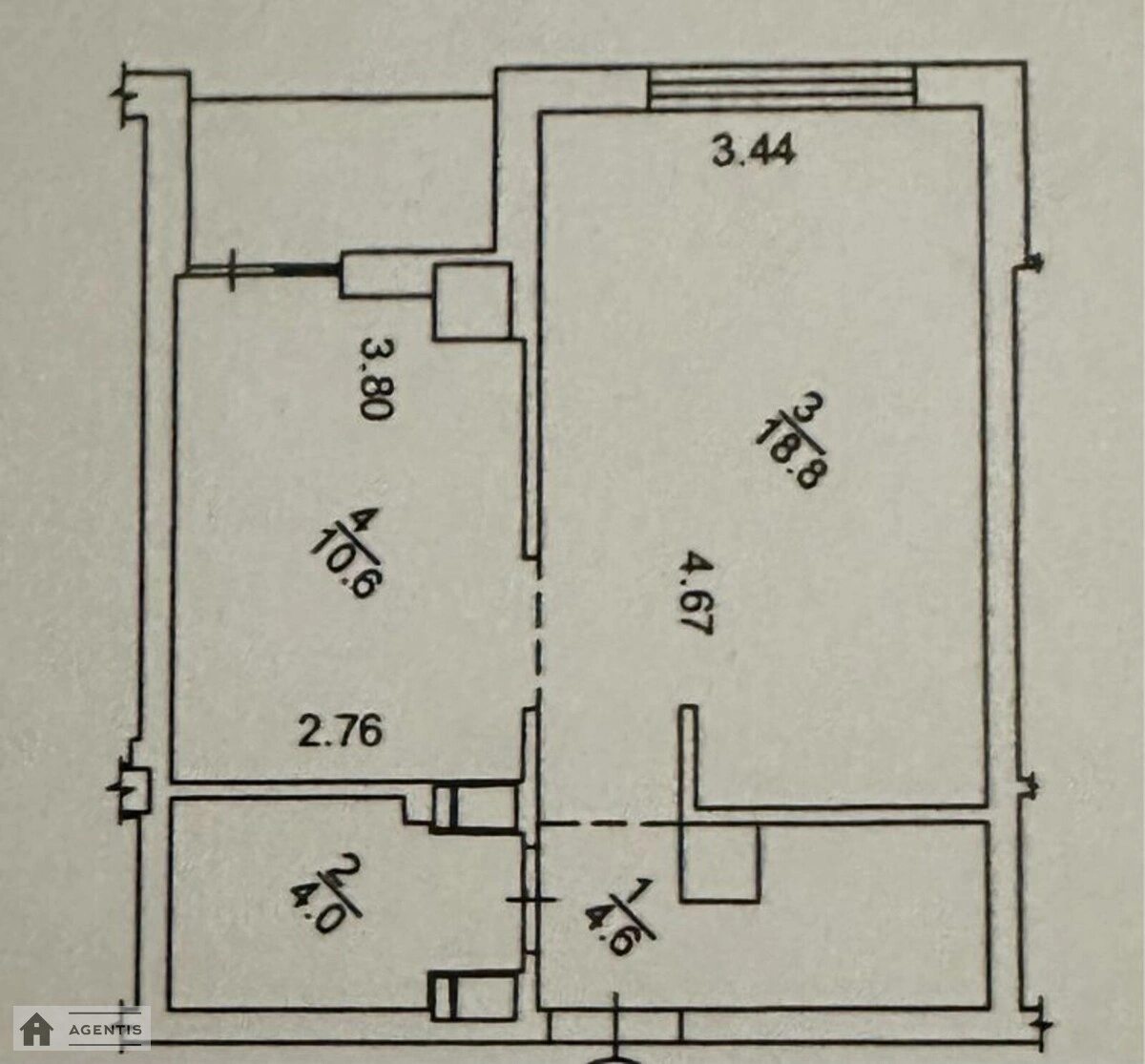 Сдам квартиру. 1 room, 40 m², 5th floor/21 floors. 67, Берестейський просп. (Перемоги), Киев. 