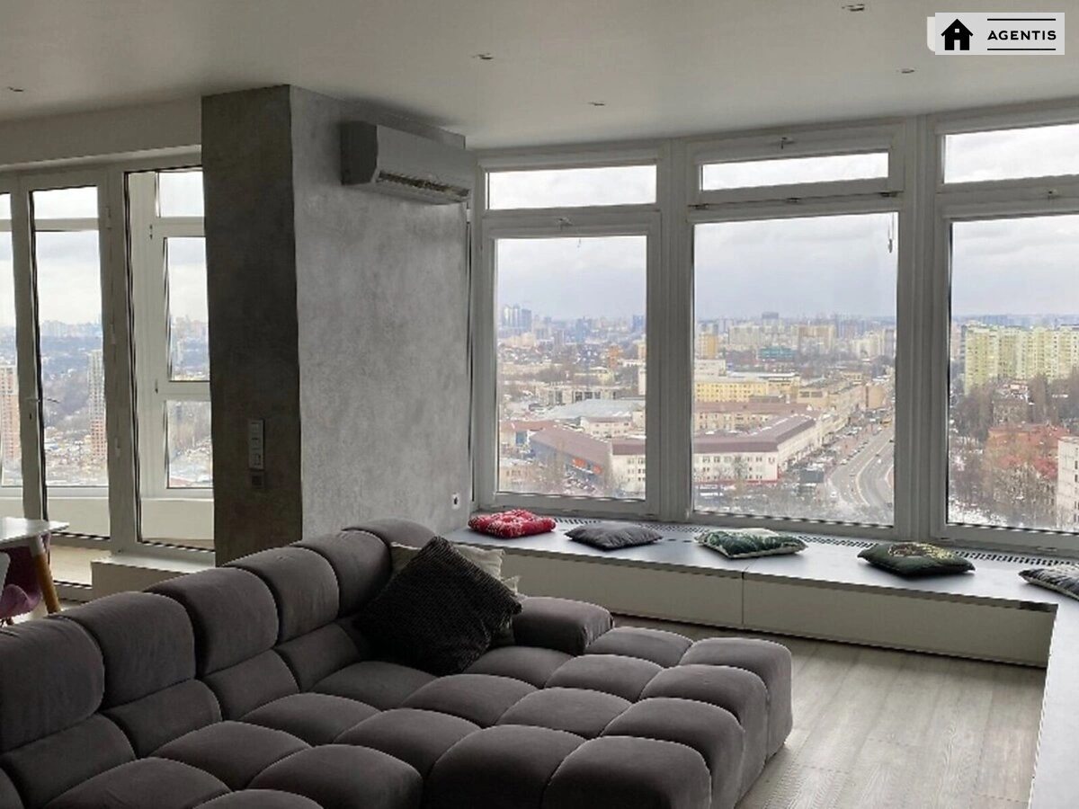 Apartment for rent. 2 rooms, 89 m², 22 floor/23 floors. 3, Mykhayla Maksymovycha vul. Onufriya Trutenka, Kyiv. 