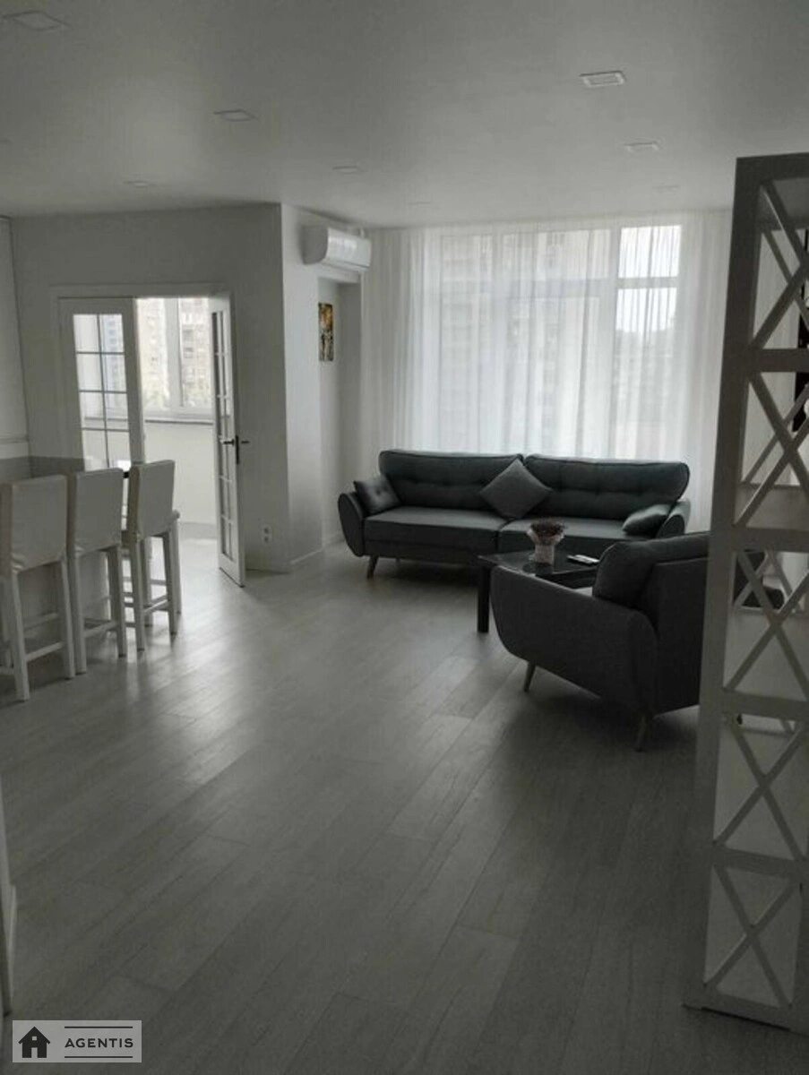 Apartment for rent. 3 rooms, 91 m², 9th floor/24 floors. 6, Yevhena Sverstyuka vul. Maryny Raskovoyi, Kyiv. 