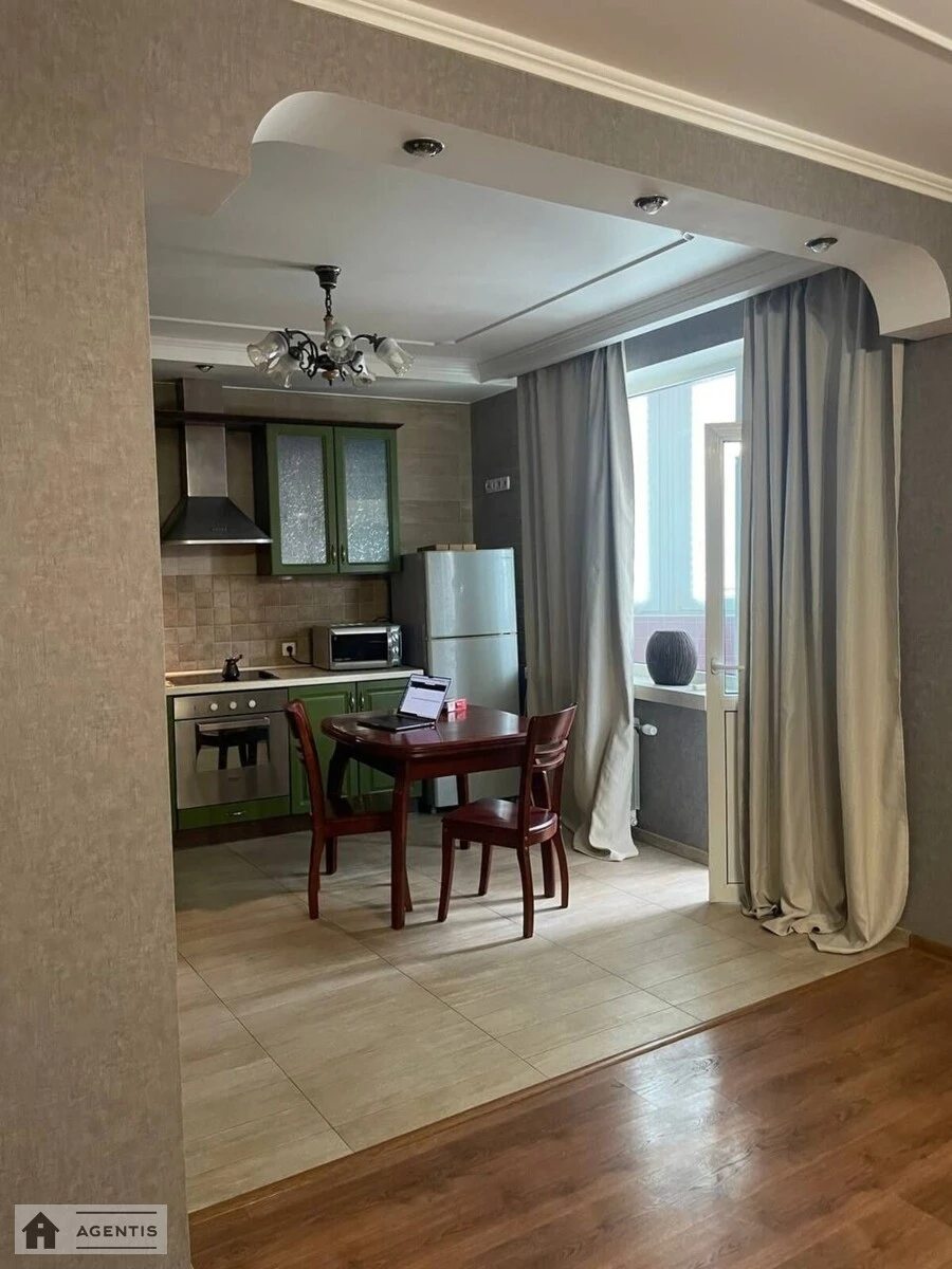 Apartment for rent 1 room, 57 m², 16th fl./25 floors. 19, Dniprovs'ka embankment 19, Kyiv. 