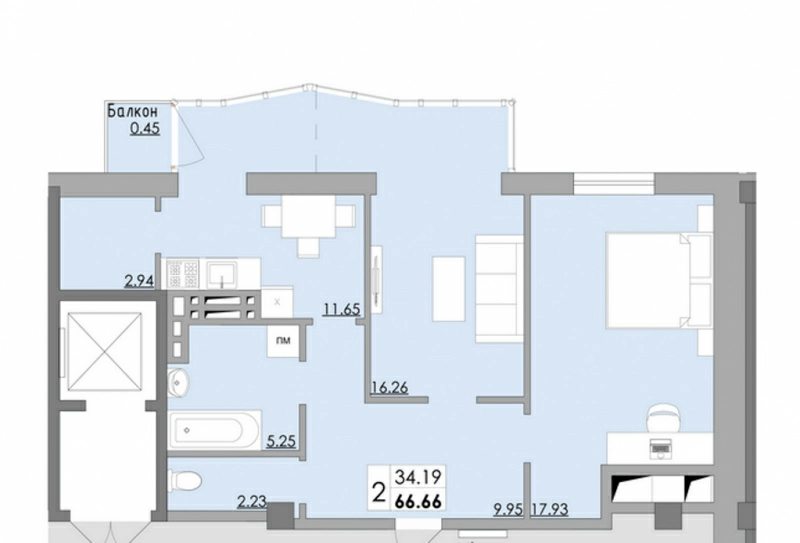 Продаж квартири. 2 кімнати, 67 m², 3 поверх/9 поверхів. 28, Затонского, Одеса. 