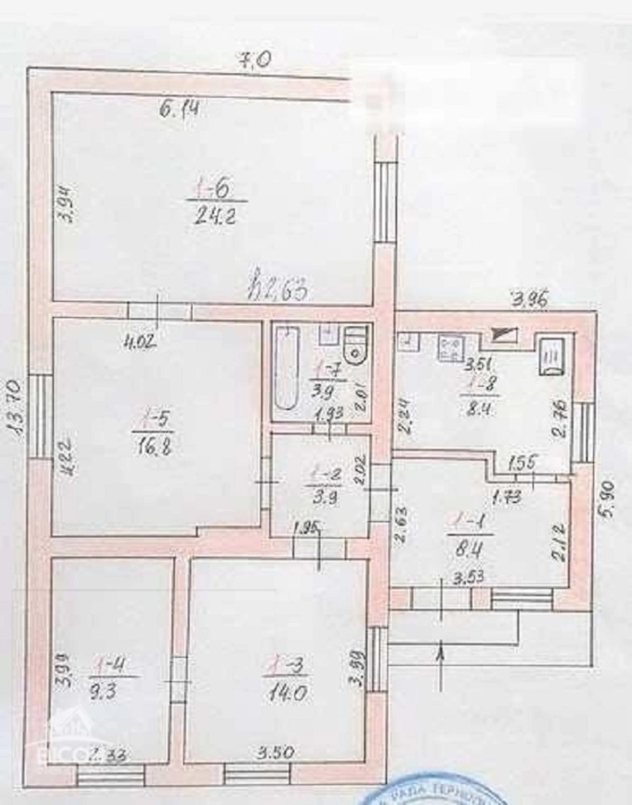 Продаж. Будинок.Земельна ділянка 39 сот. Тернопільський район, с.Петриків