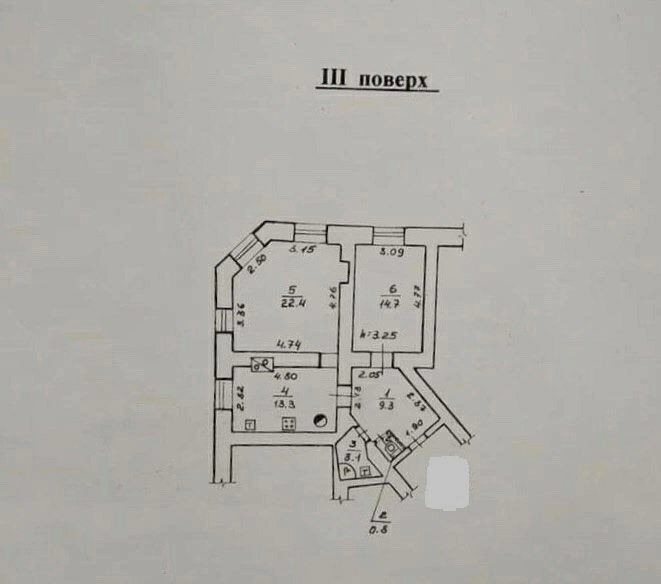 Продаж квартири. 2 rooms, 64 m², 3rd floor/3 floors. Канатная, Одеса. 