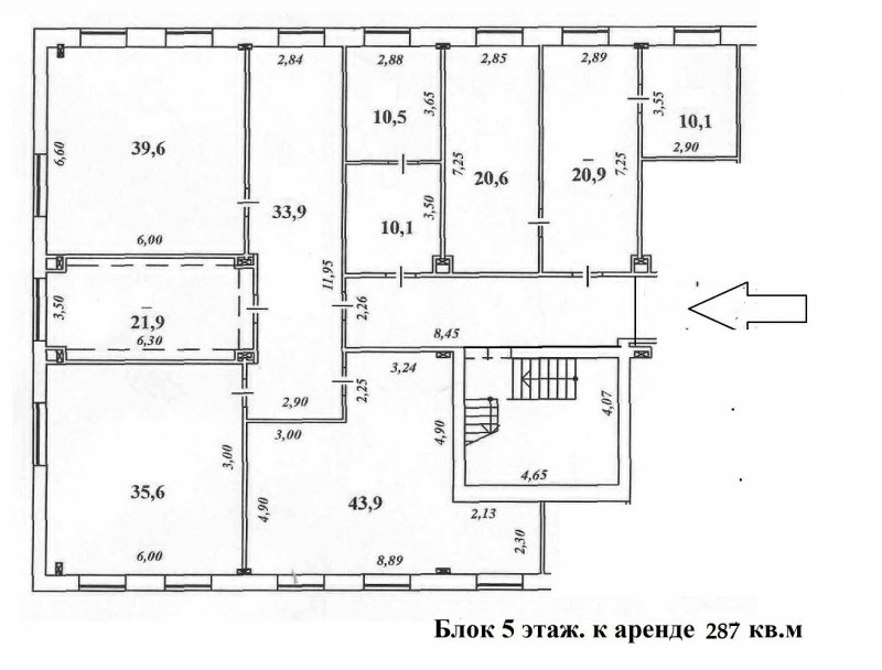 Сдам офис. 1 room, 286 m², 5th floor. 21, Хвойки Викентия 21, Киев. 