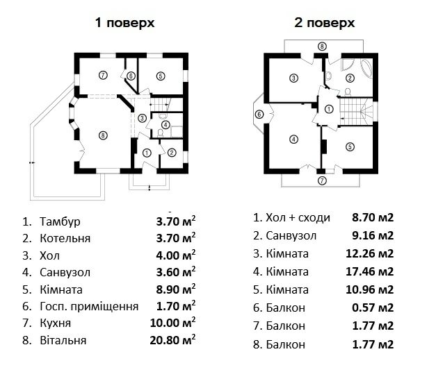 Продажа дома. 120 m². 4, Кленова, Борисполь. 