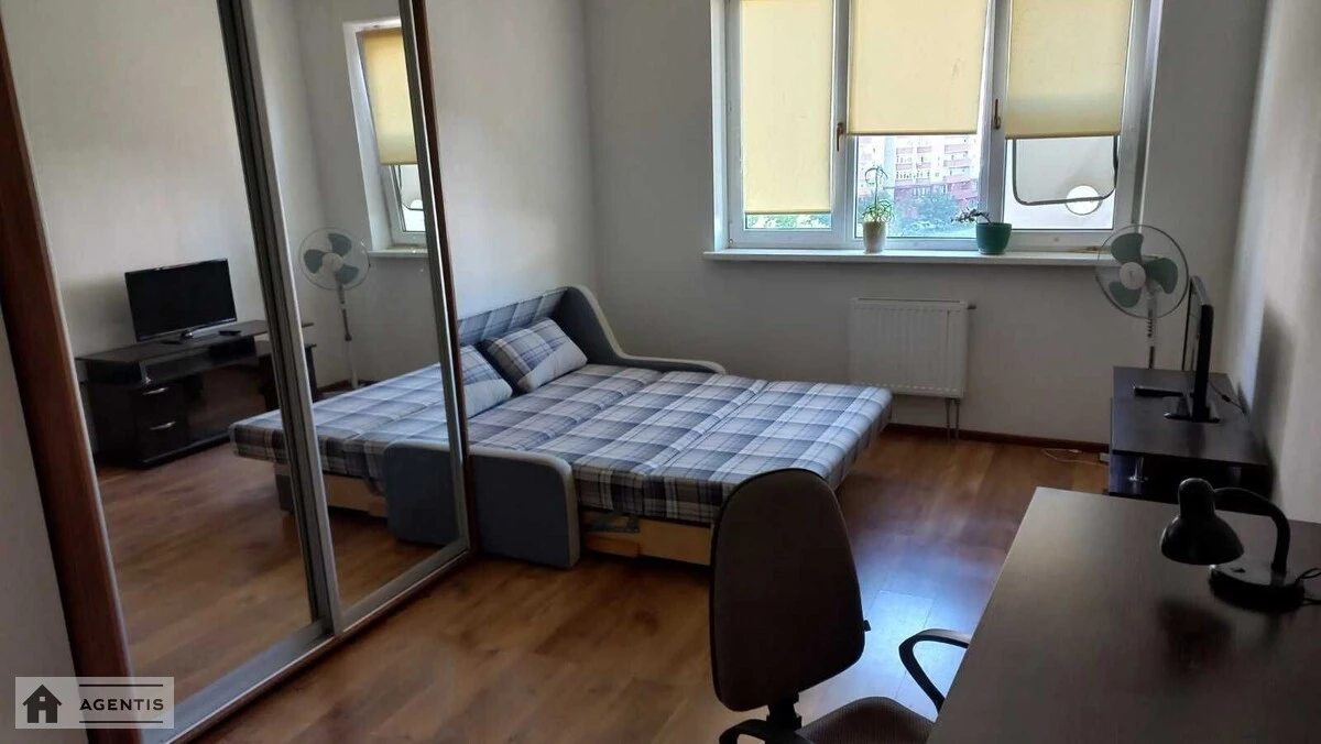 Apartment for rent. 1 room, 43 m², 6th floor/23 floors. Simyi Kulzhenkiv vul. Petra Dehtyarenka, Kyiv. 