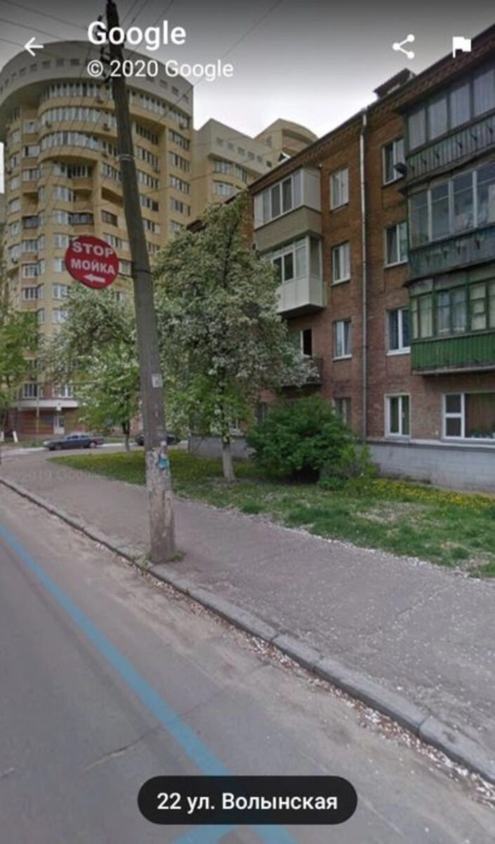 Здам квартиру. 1 room, 25 m², 1st floor/4 floors. 22, Волинська 22, Київ. 