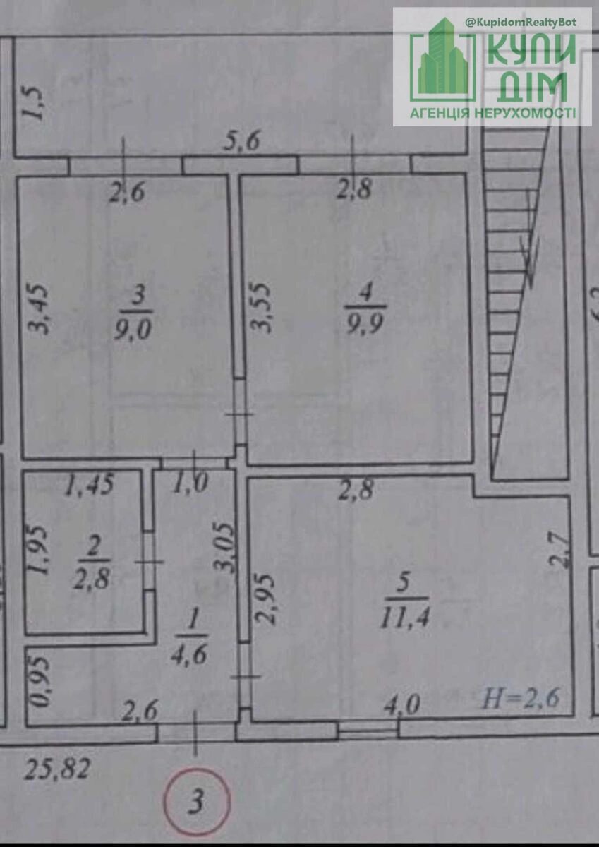 Продаж квартири 2 кімнати, 40 m², 1 пов./2 поверхи. Подільський (ленінський), Кропивницький. 