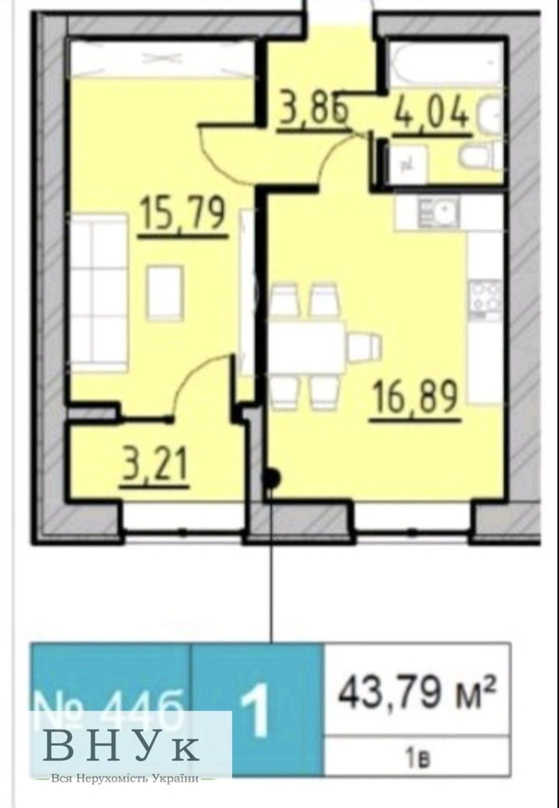 Продаж квартири. 1 room, 44 m², 7th floor/7 floors. Героїв Майдану , Львів. 