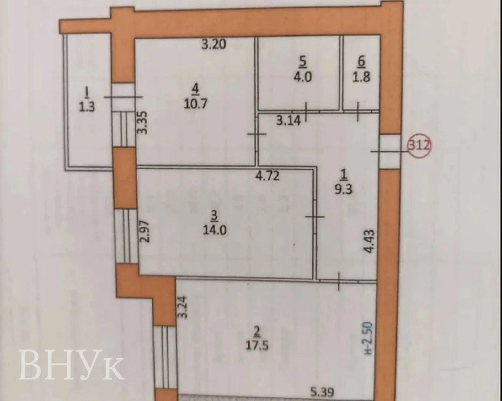 Apartments for sale 2 rooms, 58 m², 1st fl./10 floors. Hayova Bichna vul., Ternopil. 