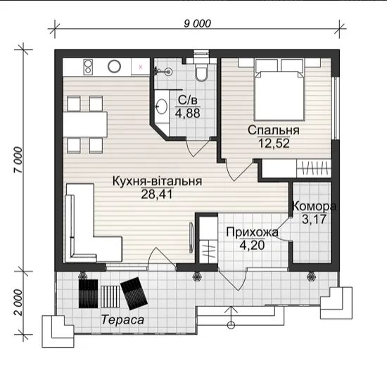 Продам рекреационную недвижимость. 63 m², 1st floor/1 floor. Прилуки , Паляница. 