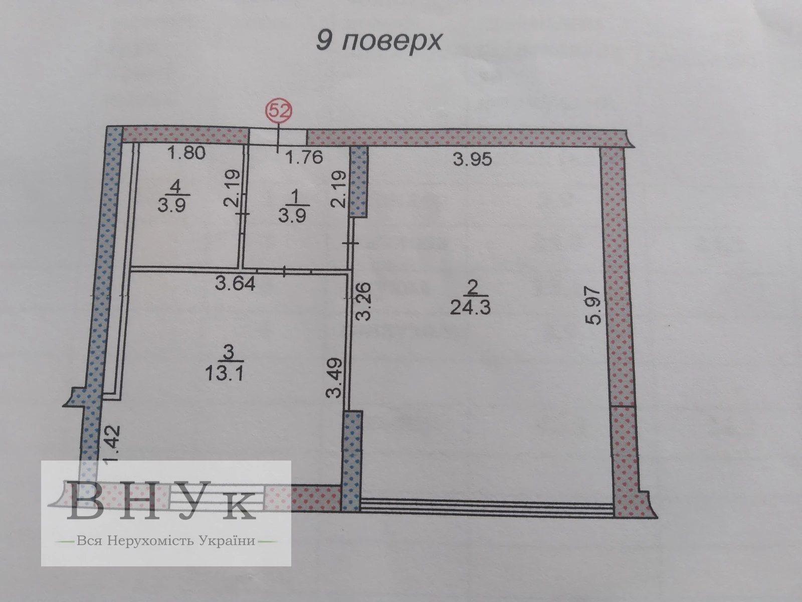 Продаж квартири. 1 room, 45 m², 9th floor/10 floors. Замонастирська , Тернопіль. 