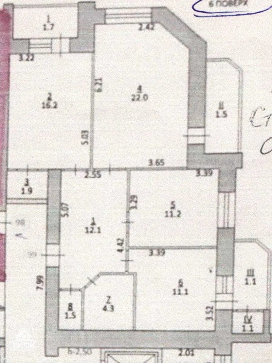 Продаж квартири 3 кімнати, 86 m², 9 пов./10 поверхів. 4, Тролейбусна вул., Тернопіль. 