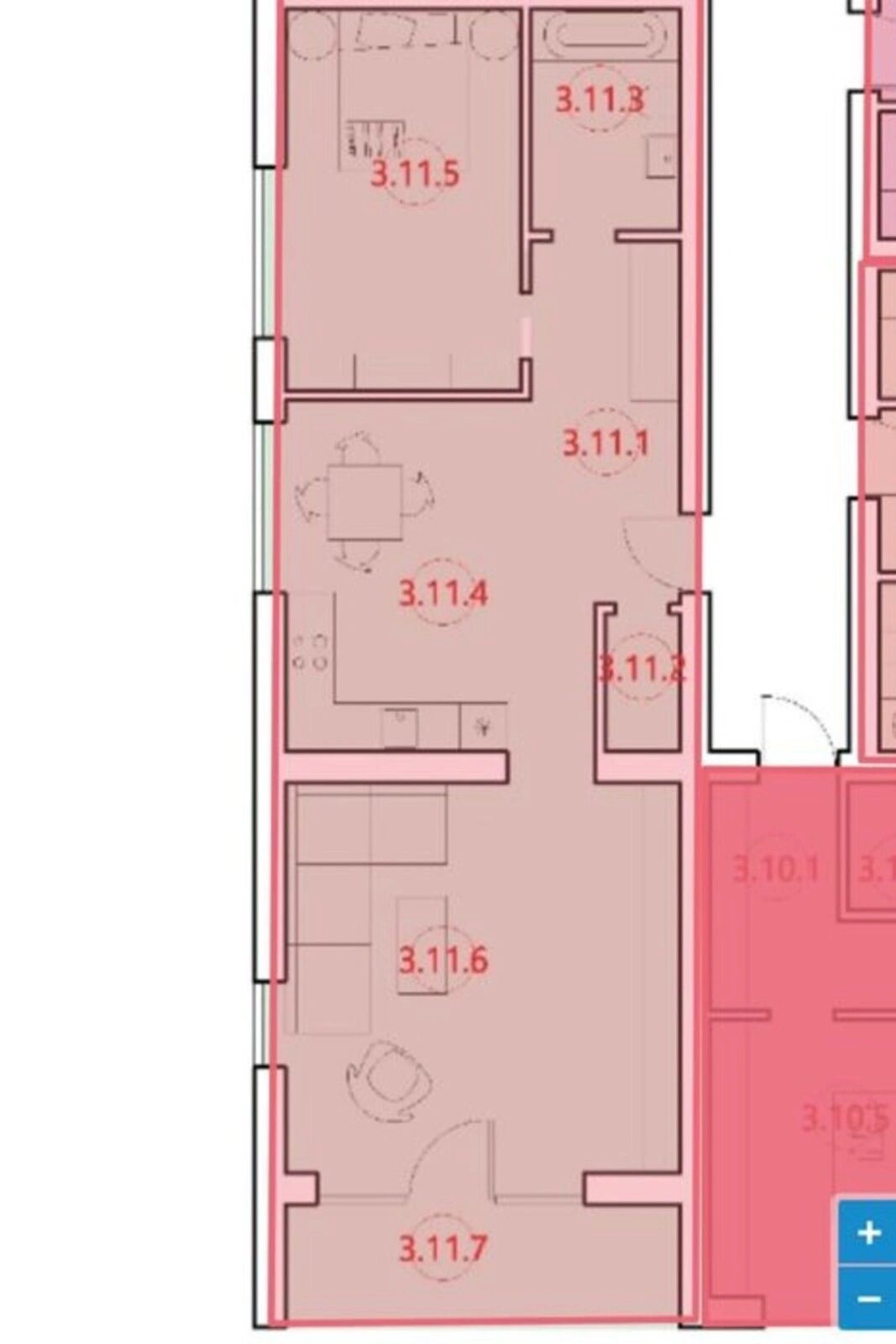 Продаж квартири. 2 rooms, 74 m², 3rd floor/4 floors. Зелена , Петриков. 