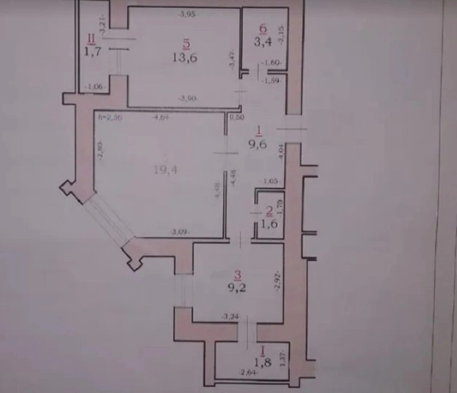 Продаж квартири 2 кімнати, 603 m², 9 пов./10 поверхів. Київська вул., Тернопіль. 