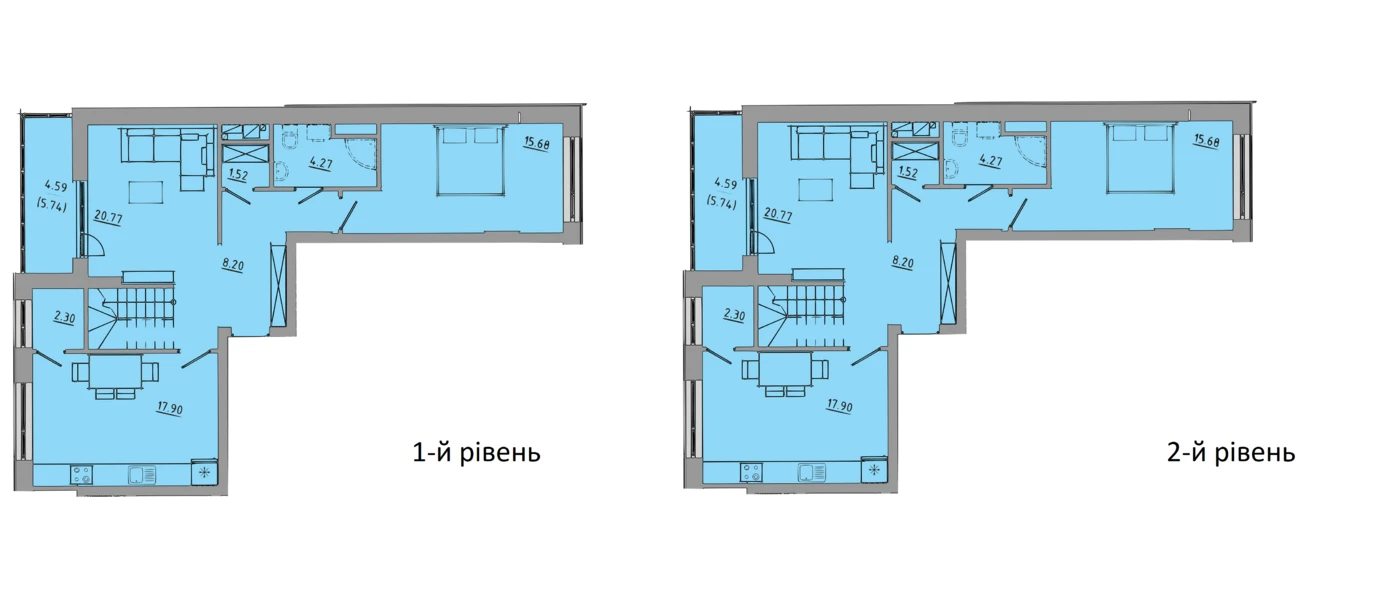 Apartments for sale. 5 rooms, 134 m², 9th floor/10 floors. Torhovytsya vul., Ternopil. 