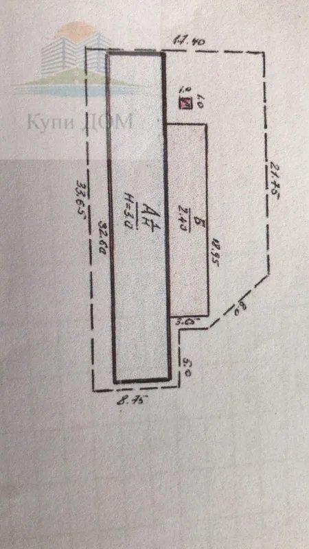 Продаж комерційного приміщення 165 m², 1 пов.. Центральная , Мала Виска. 