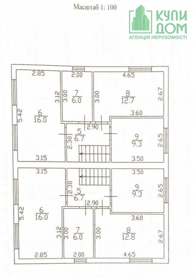 Продаж будинку 104 m², 2 поверхи. Фортечний (кіровський), Кропивницький. 