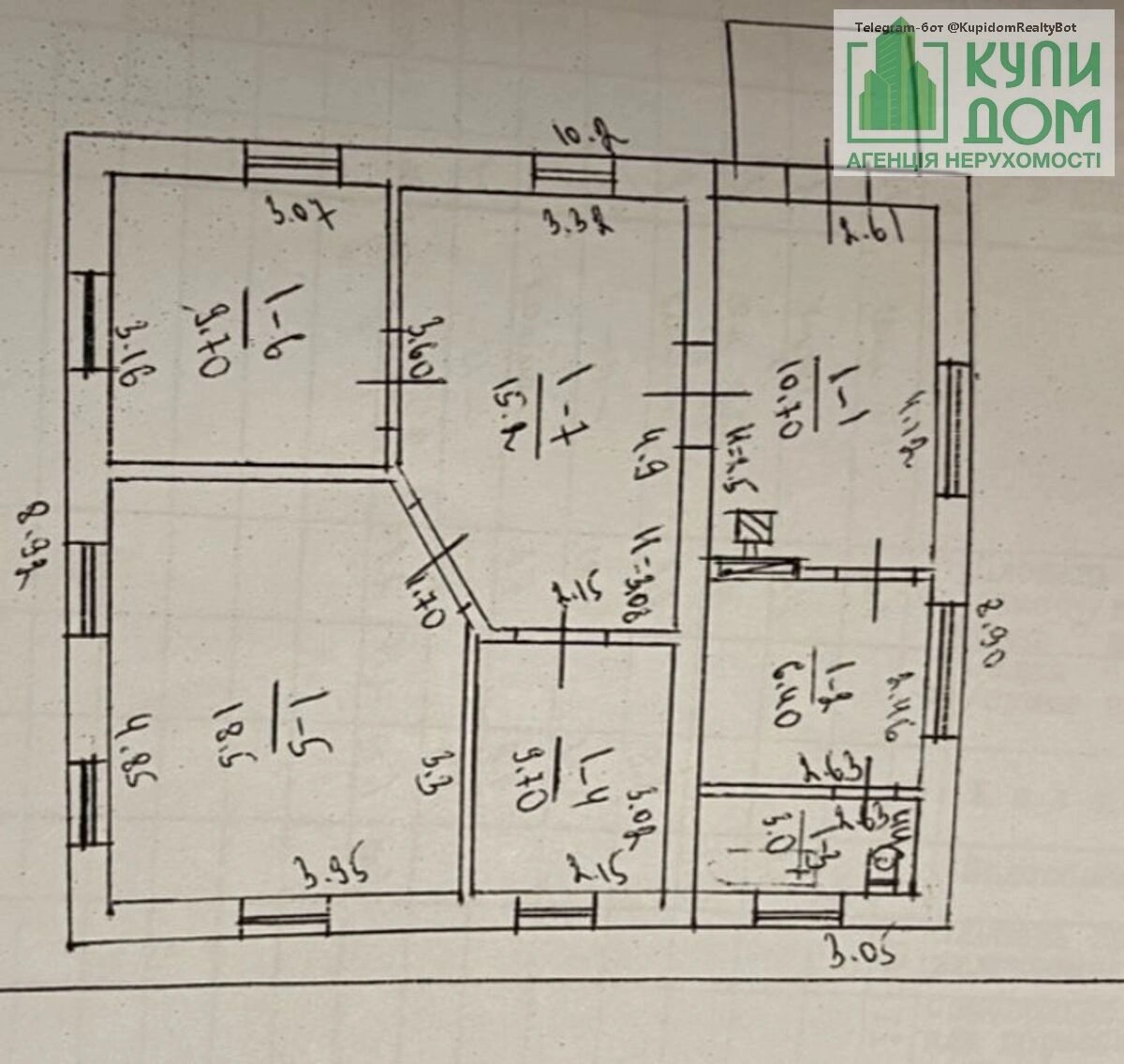 Продаж будинку 73 m², 1 пов.. Фортечний (кіровський), Кропивницький. 