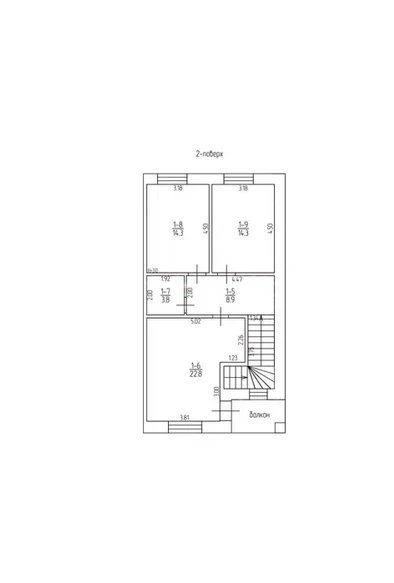 Продаж будинку 148 m², 2 поверхи. Подільський (ленінський), Кропивницький. 