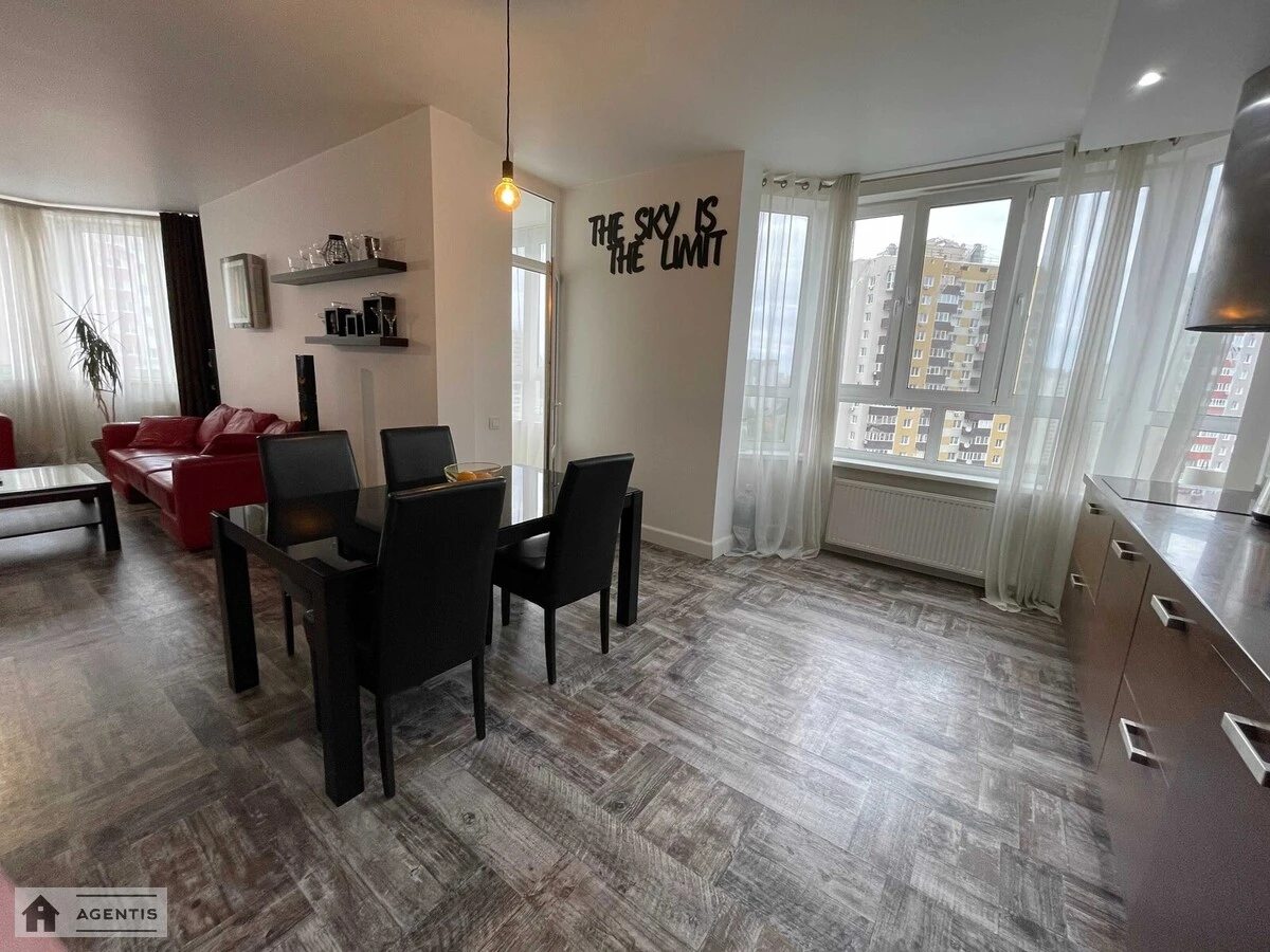 Apartment for rent. 3 rooms, 104 m², 18 floor/22 floors. 34, Anny Akhmatovoyi vul., Kyiv. 