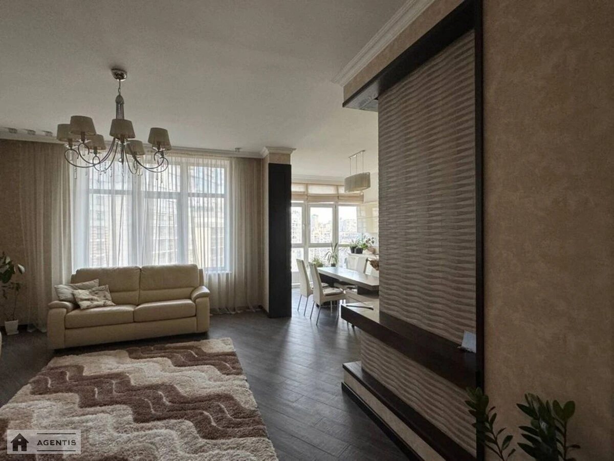 Apartment for rent. 2 rooms, 90 m², 17 floor/17 floors. 9, Andriya Verkhohlyada vul. Mykhayla Drahomirova, Kyiv. 