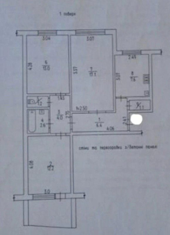 Продаж квартири. 3 rooms, 68 m², 1st floor/9 floors. 14, Сумгаитской, Черкаси. 