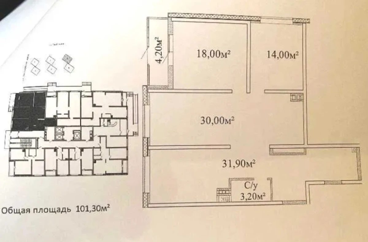 Продам офіс 101 m², 1 пов./25 поверхів. 135, Толбухина ул., Одеса. 