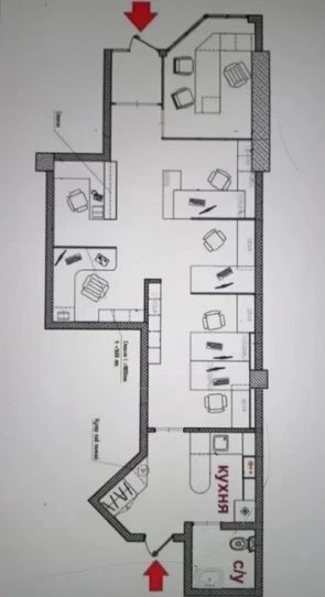 Продам офіс. 60 m², 1st floor/4 floors. 22, Французский б-р, Одеса. 