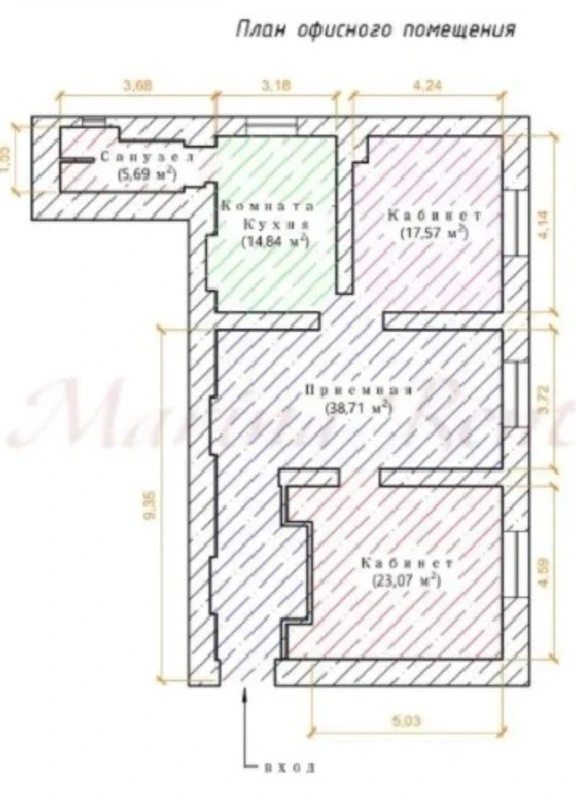 Продам офіс 100 m², 1 пов./3 поверхи. Военный спуск, Одеса. 