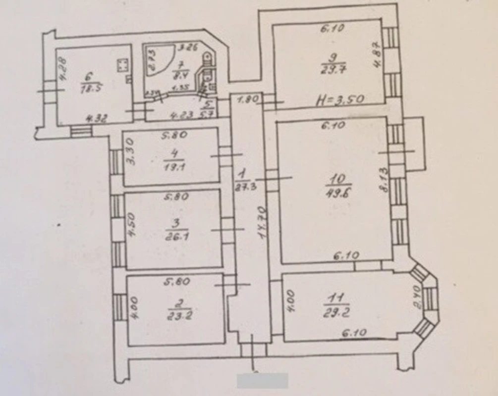 Продам офіс 240 m², 3 пов./4 поверхи. 41, Коблевская ул., Одеса. 