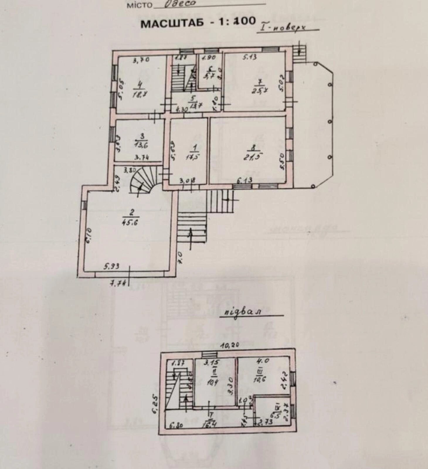 Продаж будинку 506 m², 3 поверхи. Огородная ул., Одеса. 